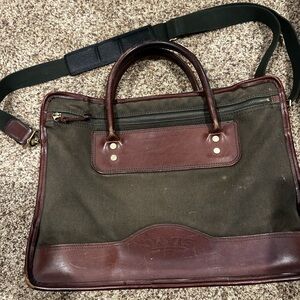 Orvis Brown and Green Battenkill Messenger Bag